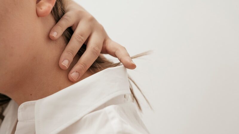 woman in white dress shirt